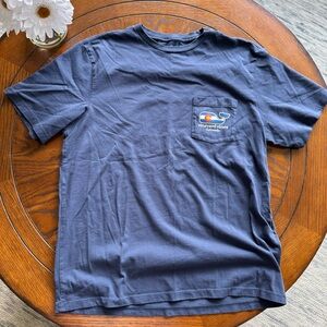 Vineyard Vines Blue Colorado Whale Tee